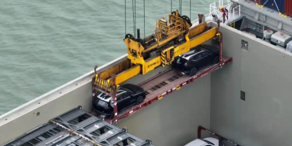 汽車(chē)集裝箱海運(yùn)，可折疊集裝箱商品車(chē)專用框架