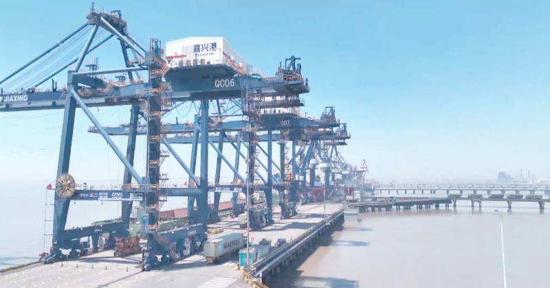 嘉興港內(nèi)貿(mào)集裝箱吞吐量創(chuàng)新高，同比增長(zhǎng)近20%