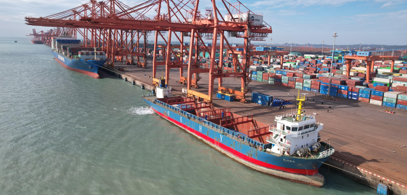 “防城港-順德新港”集裝箱班輪快線正式開通，運輸時效大幅提升10天以上